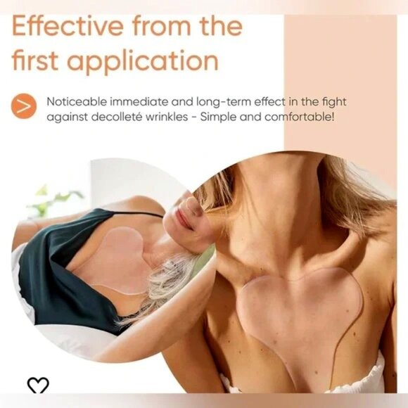 Apricot Liberte decollete pad chest 30x reusable wrinkle reduction vegan sealed - Picture 1 of 10